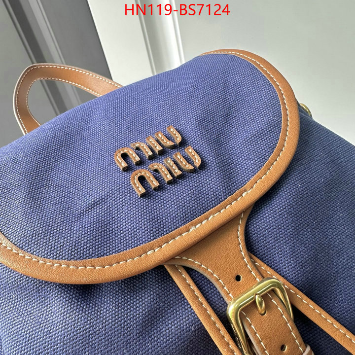 Miu Miu Bags(4A)-Backpack- buy top high quality replica ID: BS7124