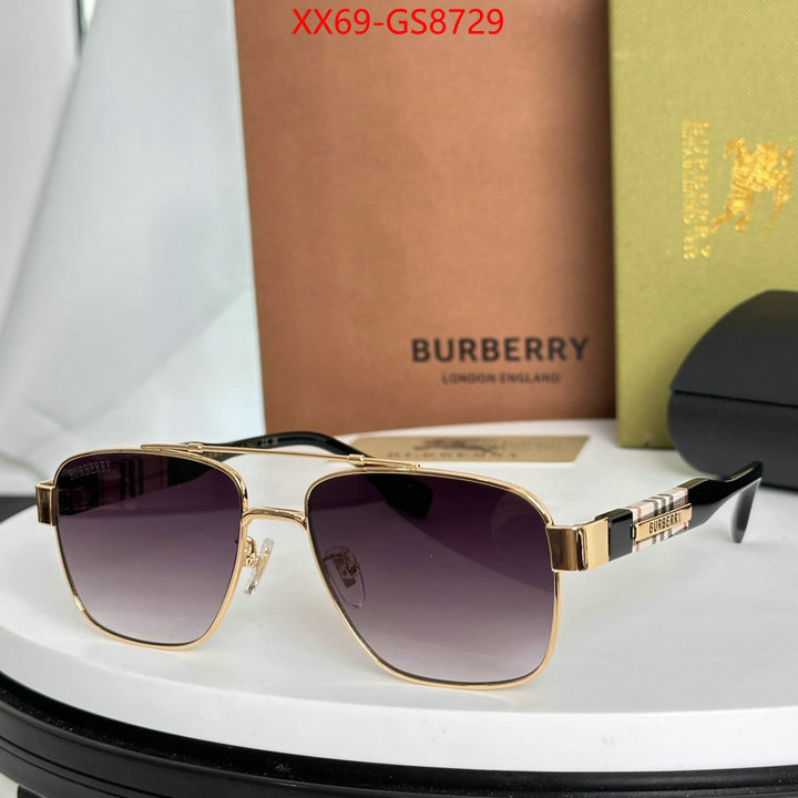 Glasses-Burberry mirror copy luxury ID: GS8729 $: 69USD