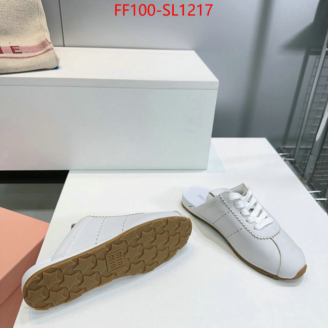 Women Shoes-Miu Miu designer 1:1 replica ID: SL1217 $: 100USD