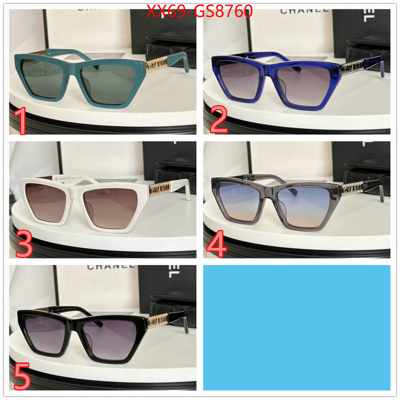 Glasses-Chanel we provide top cheap aaaaa ID: GS8760 $: 69USD