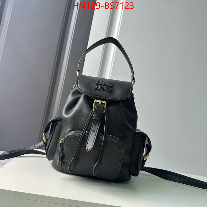 Miu Miu Bags(4A)-Backpack- aaaaa ID: BS7123
