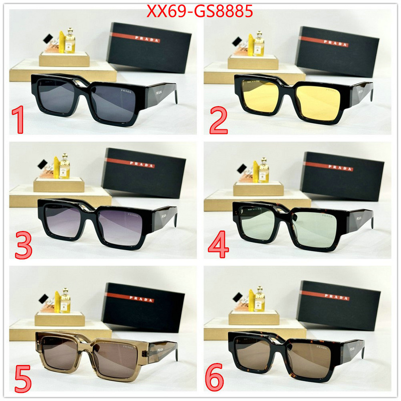 Glasses-Prada cheap wholesale ID: GS8885 $: 69USD
