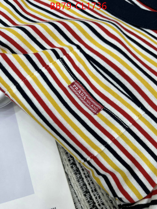 Clothing-Prada best replica quality ID: CL1736 $: 79USD