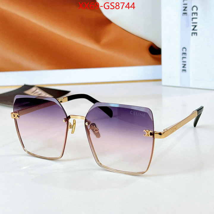 Glasses-CELINE luxury cheap ID: GS8744 $: 69USD