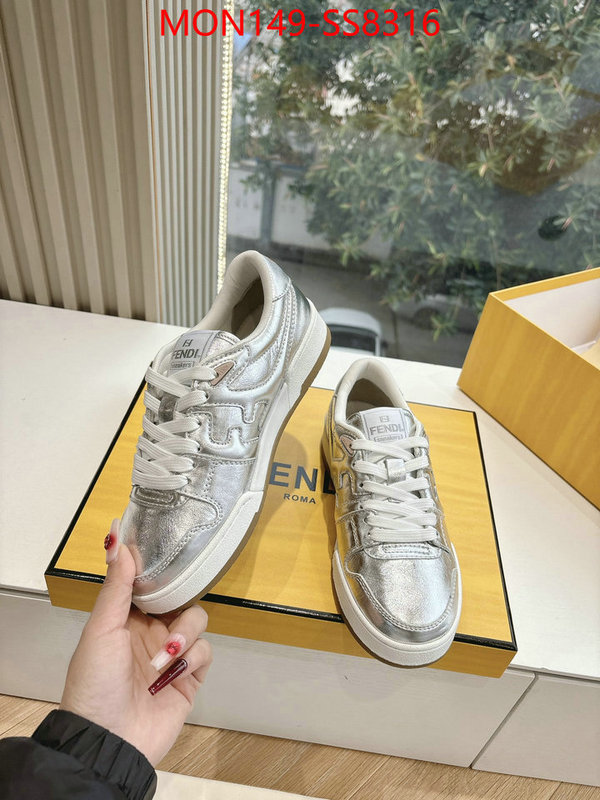 Men Shoes-Fendi perfect quality designer replica ID: SS8316 $: 149USD