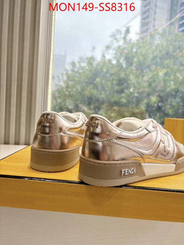 Men Shoes-Fendi perfect quality designer replica ID: SS8316 $: 149USD