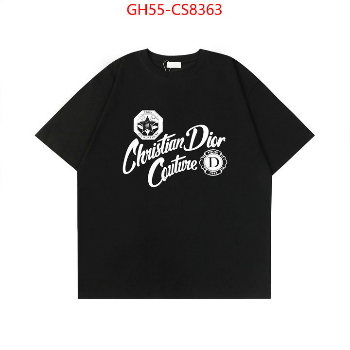 Clothing-Dior can you buy knockoff ID: CS8363 $: 55USD
