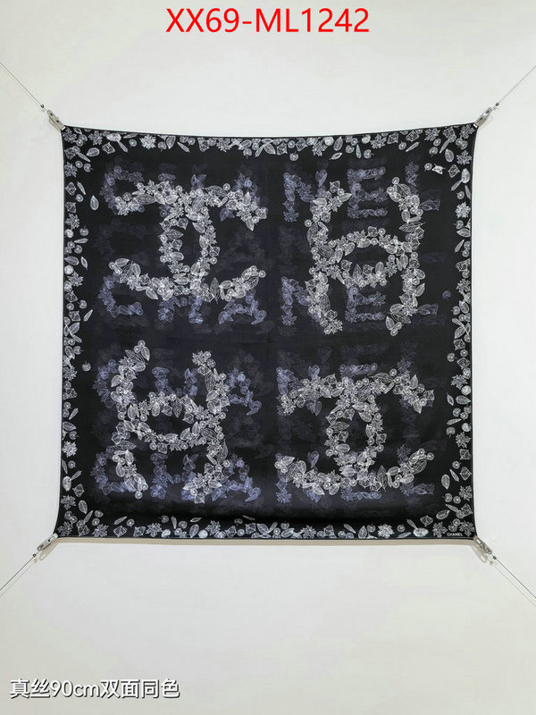 Scarf-Chanel knockoff highest quality ID: ML1242 $: 69USD