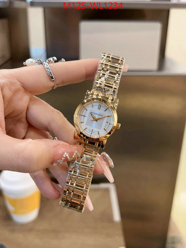 Watch(4A)-Burberry aaaaa+ class replica ID: WL1234 $: 125USD