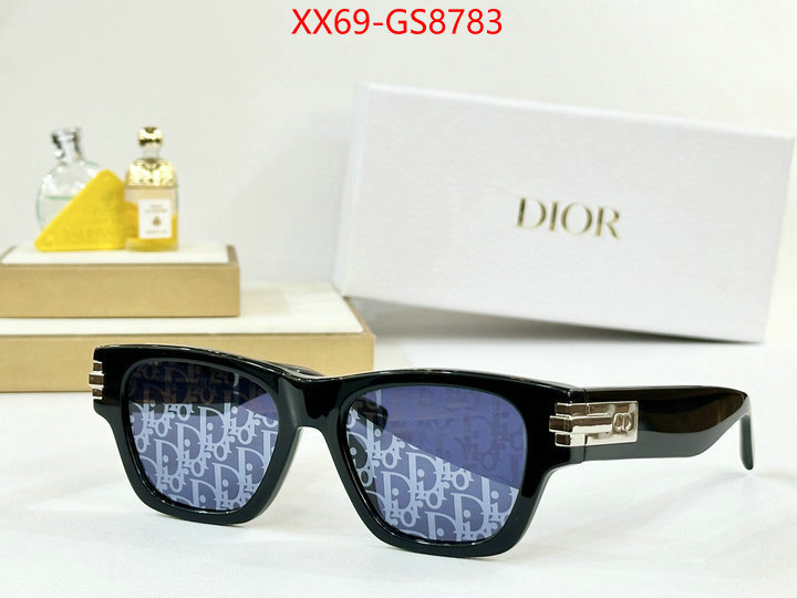 Glasses-Dior buy replica ID: GS8783 $: 69USD