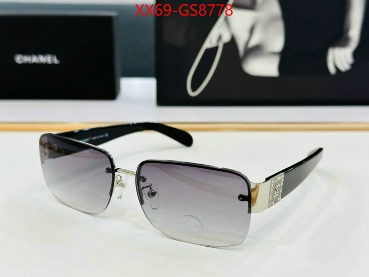 Glasses-Chanel buy best high-quality ID: GS8778 $: 69USD