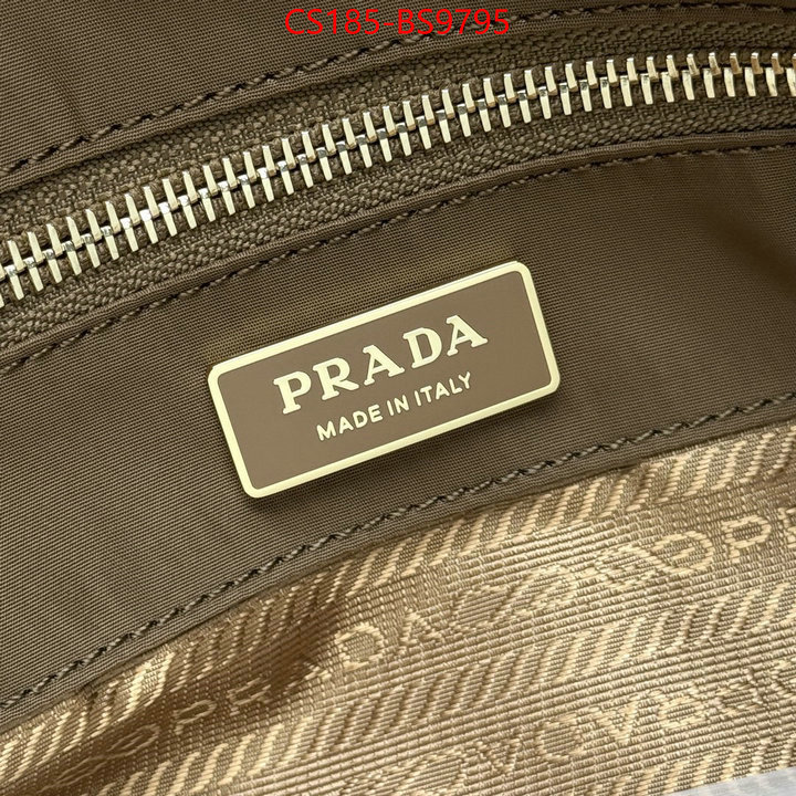 Prada Bags(TOP)-Handbag- replica us ID: BS9795 $: 185USD,