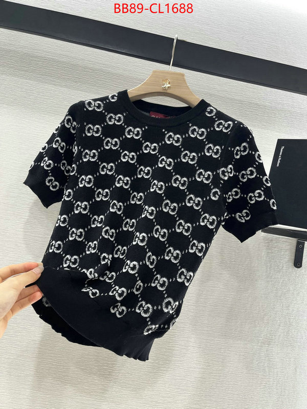 Clothing-Gucci high quality 1:1 replica ID: CL1688 $: 89USD