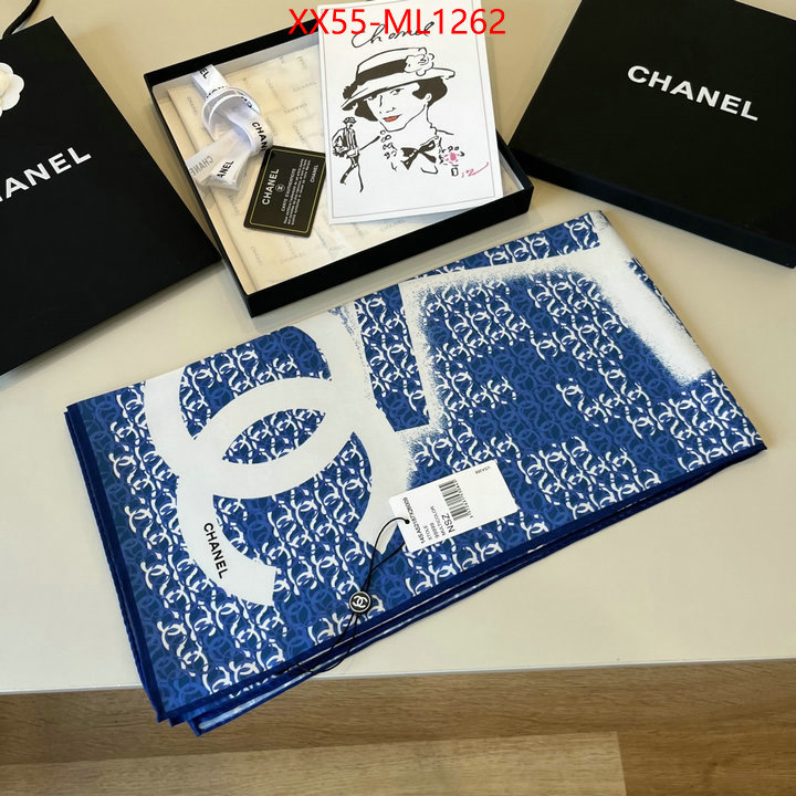 Scarf-Chanel fake cheap best online ID: ML1262 $: 55USD
