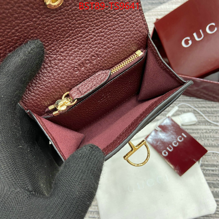 Gucci Bags(TOP)-Wallet- replica shop ID: TS9641 $: 89USD,