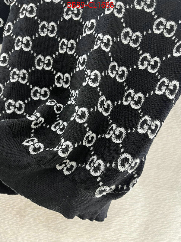 Clothing-Gucci high quality 1:1 replica ID: CL1688 $: 89USD
