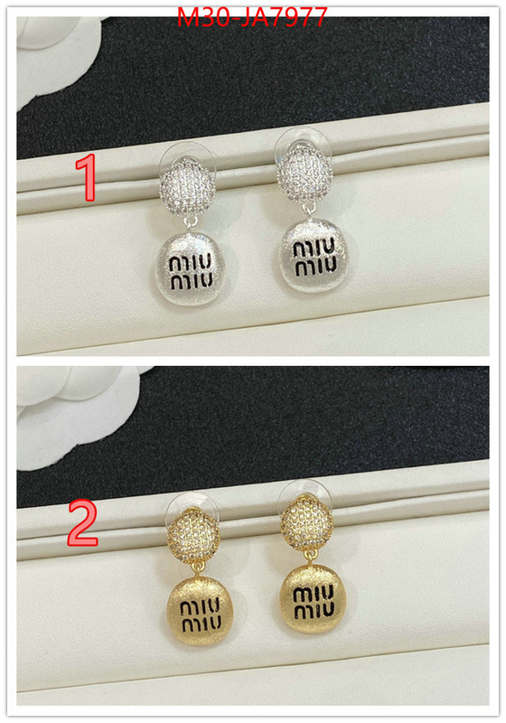 Jewelry-Miu Miu replica every designer ID: JA7977 $: 30USD