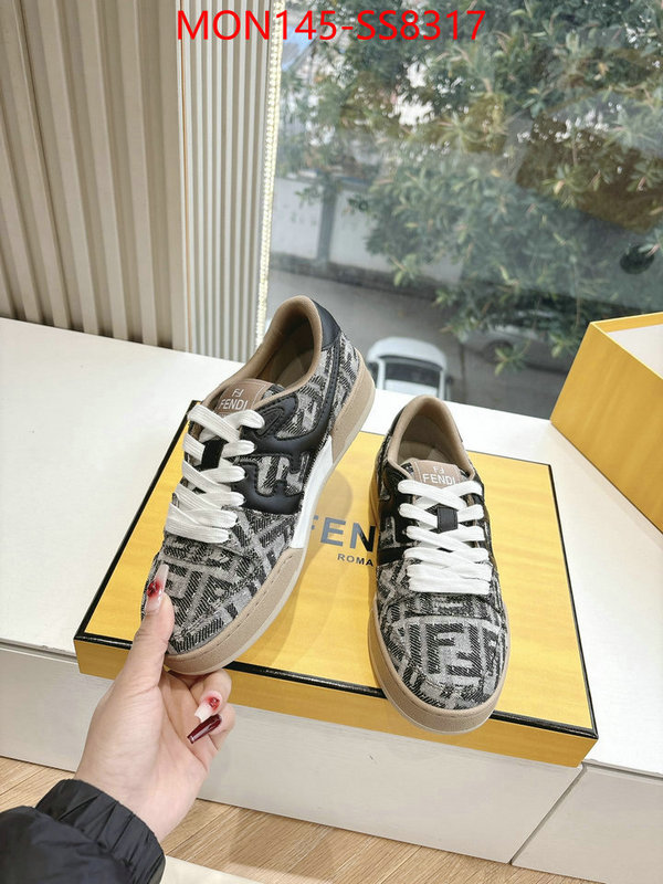 Men Shoes-Fendi 2024 aaaaa replica 1st copy ID: SS8317 $: 145USD