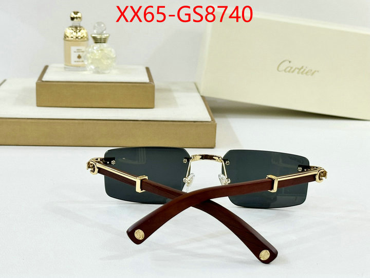Glasses-Cartier knockoff ID: GS8740 $: 65USD