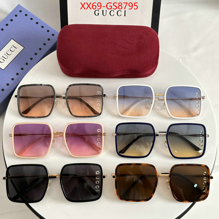 Glasses-Gucci first copy ID: GS8795 $: 69USD