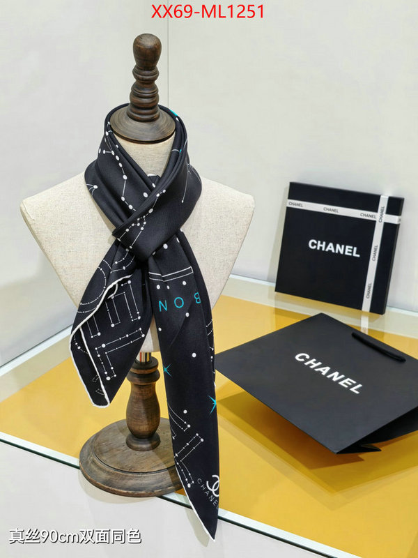Scarf-Chanel shop now ID: ML1251 $: 69USD