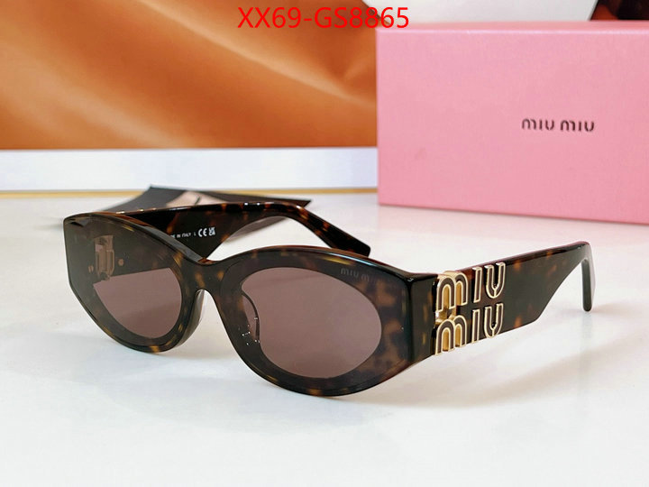Glasses-Miu Miu fake high quality ID: GS8865 $: 69USD