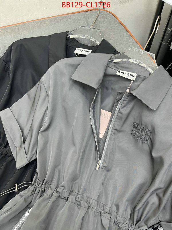 Clothing-MIU MIU shop the best high authentic quality replica ID: CL1726 $: 129USD