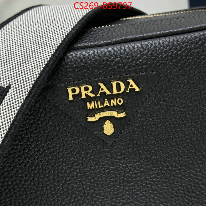 Prada Bags(TOP)-Crossbody- what is a counter quality ID: BS9797 $: 269USD,