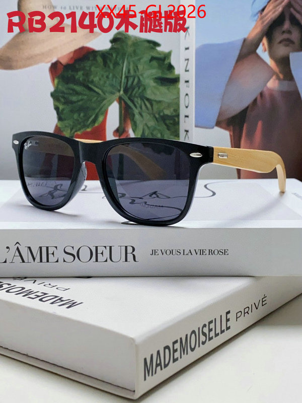 Glasses-RayBan designer replica ID: GL2026 $: 45USD