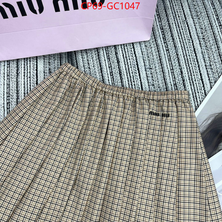 Clothing-MIU MIU luxury fake ID: GC1047 $: 69USD