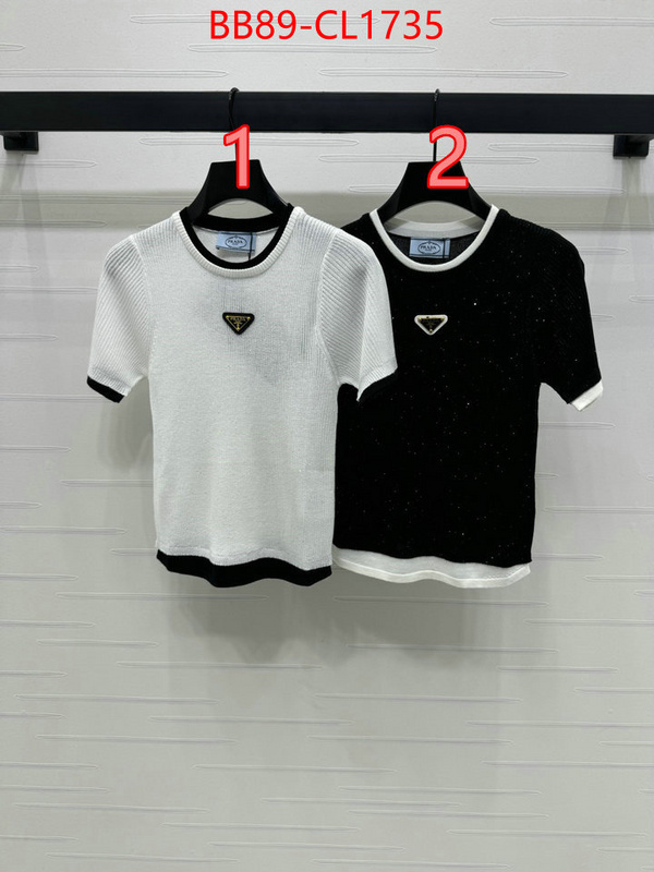 Clothing-Prada new designer replica ID: CL1735 $: 89USD