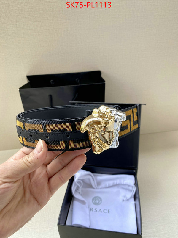 Belts-Versace replica for cheap ID: PL1113 $: 75USD