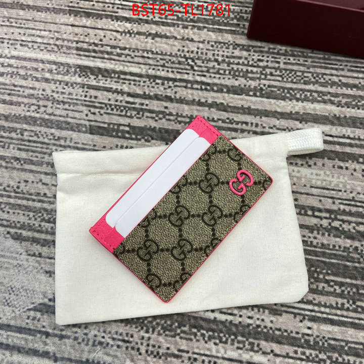 Gucci Bags(TOP)-Wallet- designer wholesale replica ID: TL1781 $: 65USD,