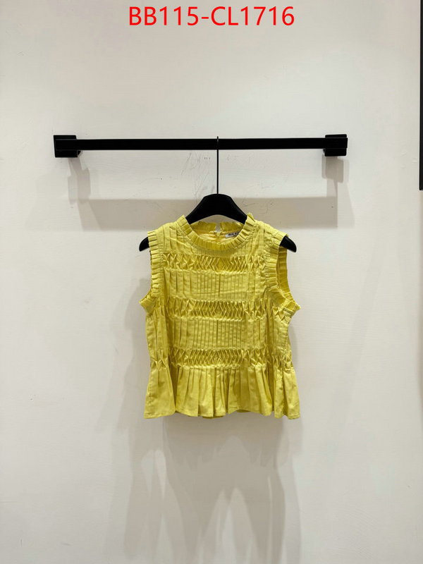 Clothing-MIU MIU top sale ID: CL1716 $: 115USD