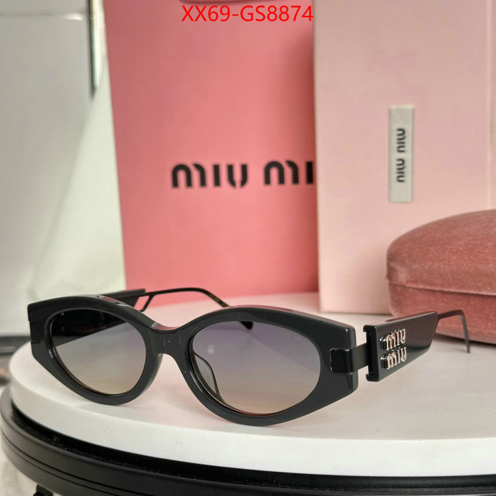 Glasses-Miu Miu replica sale online ID: GS8874 $: 69USD