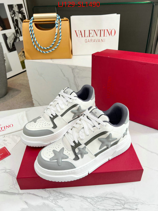 Men Shoes-Valentino mirror quality ID: SL1490 $: 129USD
