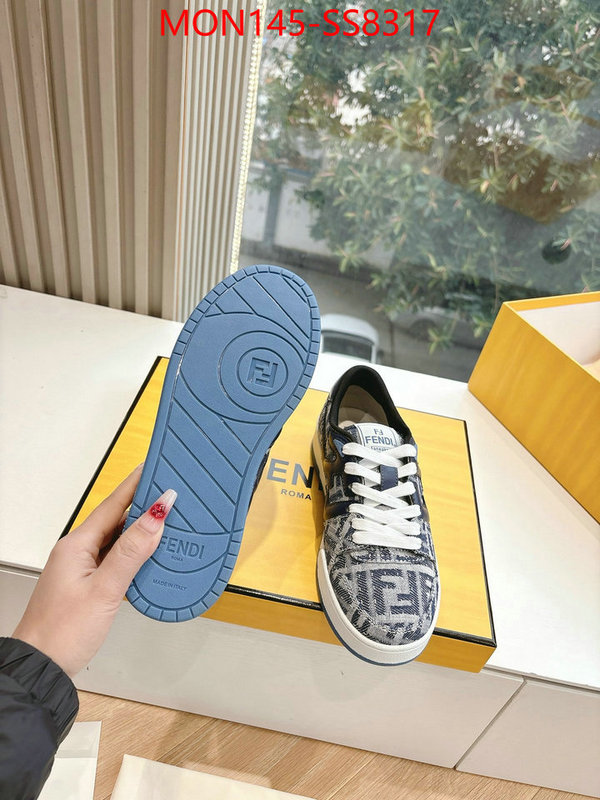 Men Shoes-Fendi 2024 aaaaa replica 1st copy ID: SS8317 $: 145USD