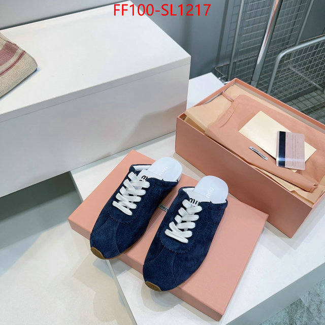 Women Shoes-Miu Miu designer 1:1 replica ID: SL1217 $: 100USD