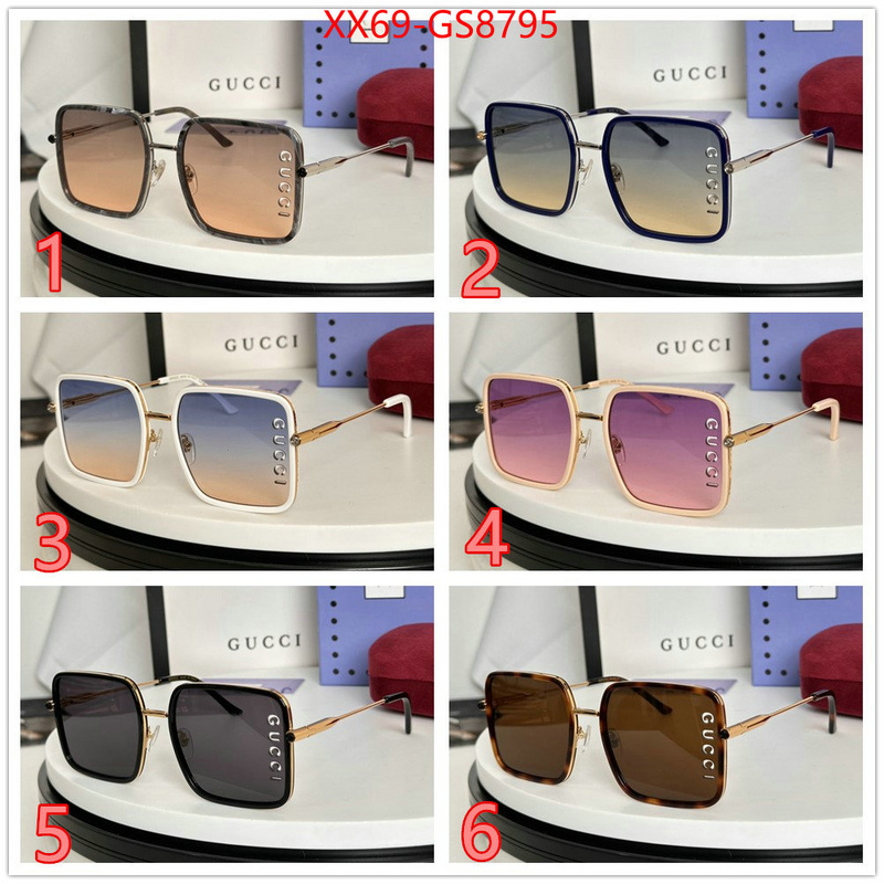 Glasses-Gucci first copy ID: GS8795 $: 69USD