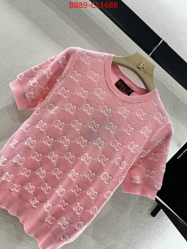 Clothing-Gucci high quality 1:1 replica ID: CL1688 $: 89USD