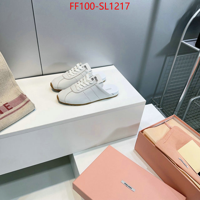 Women Shoes-Miu Miu designer 1:1 replica ID: SL1217 $: 100USD