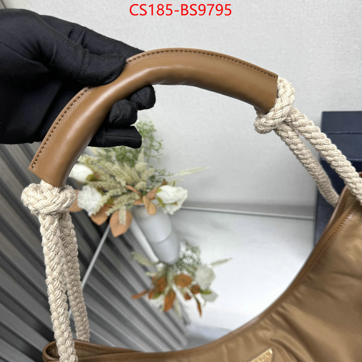 Prada Bags(TOP)-Handbag- replica us ID: BS9795 $: 185USD,