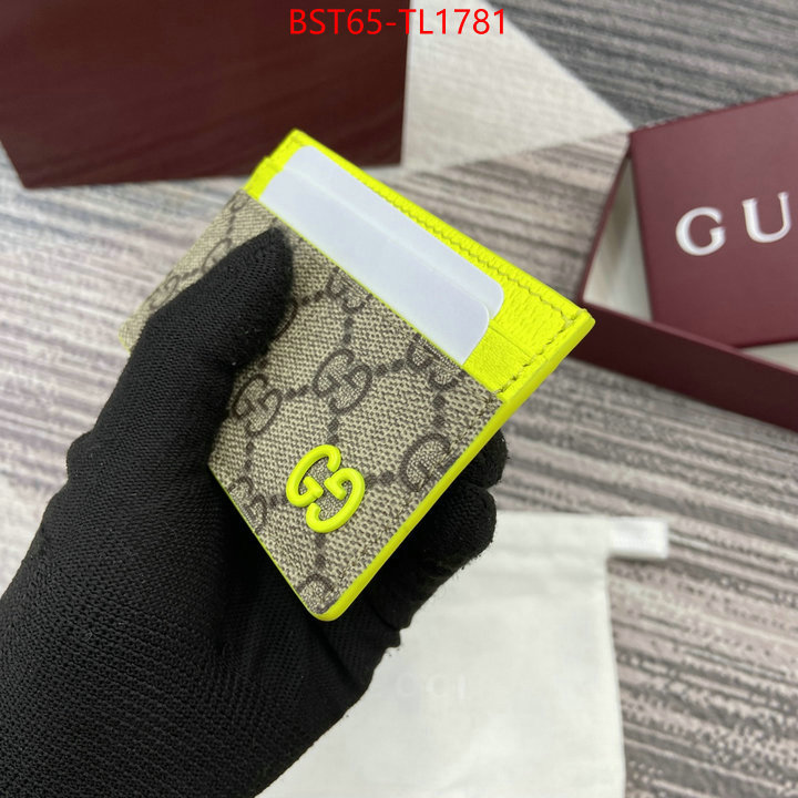 Gucci Bags(TOP)-Wallet- designer wholesale replica ID: TL1781 $: 65USD,