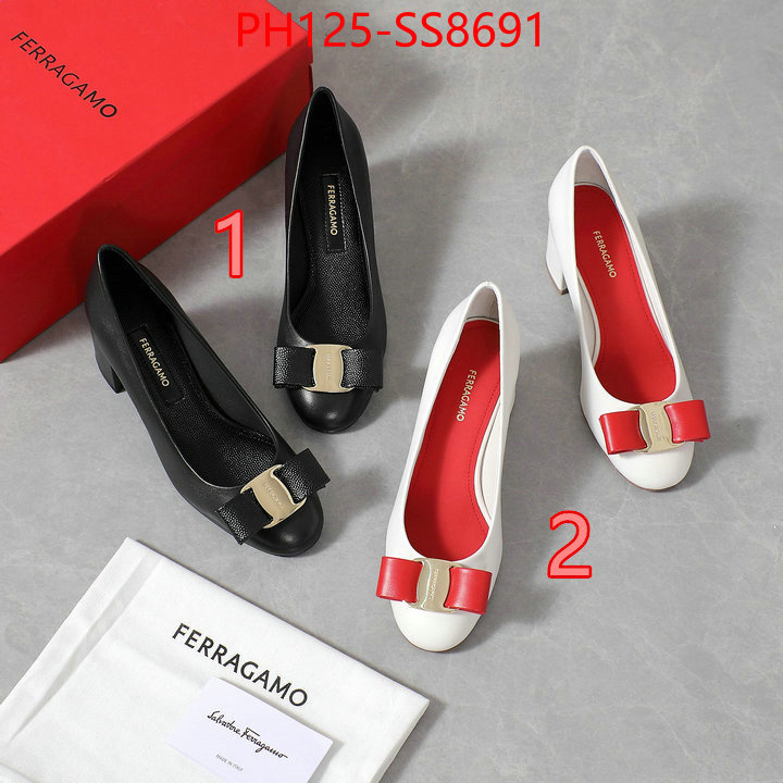 Women Shoes-Ferragamo high quality 1:1 replica ID: SS8691 $: 125USD