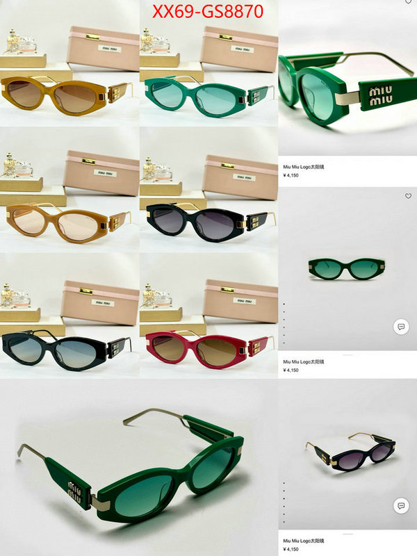 Glasses-Miu Miu best capucines replica ID: GS8870 $: 69USD
