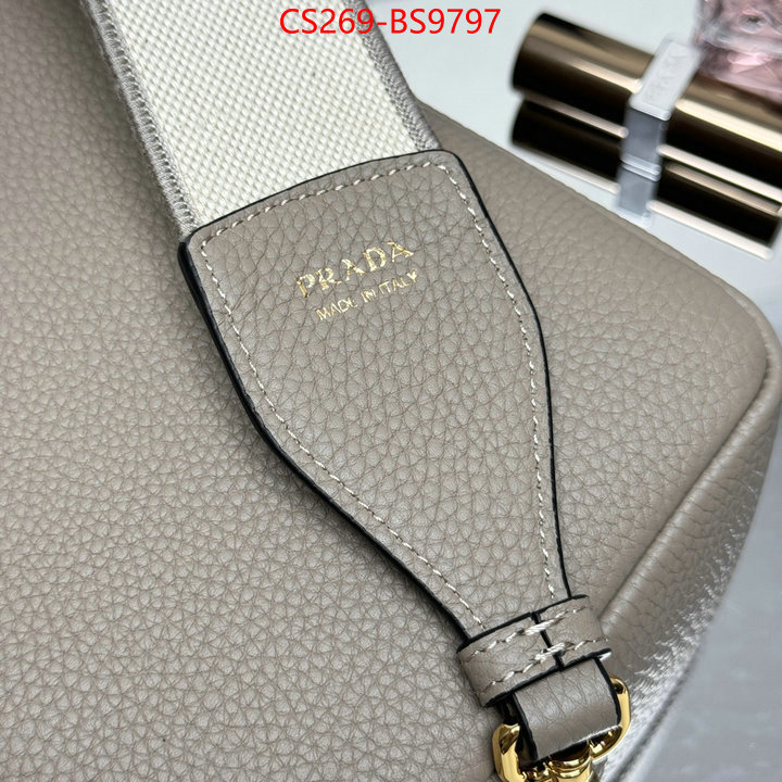 Prada Bags(TOP)-Crossbody- what is a counter quality ID: BS9797 $: 269USD,