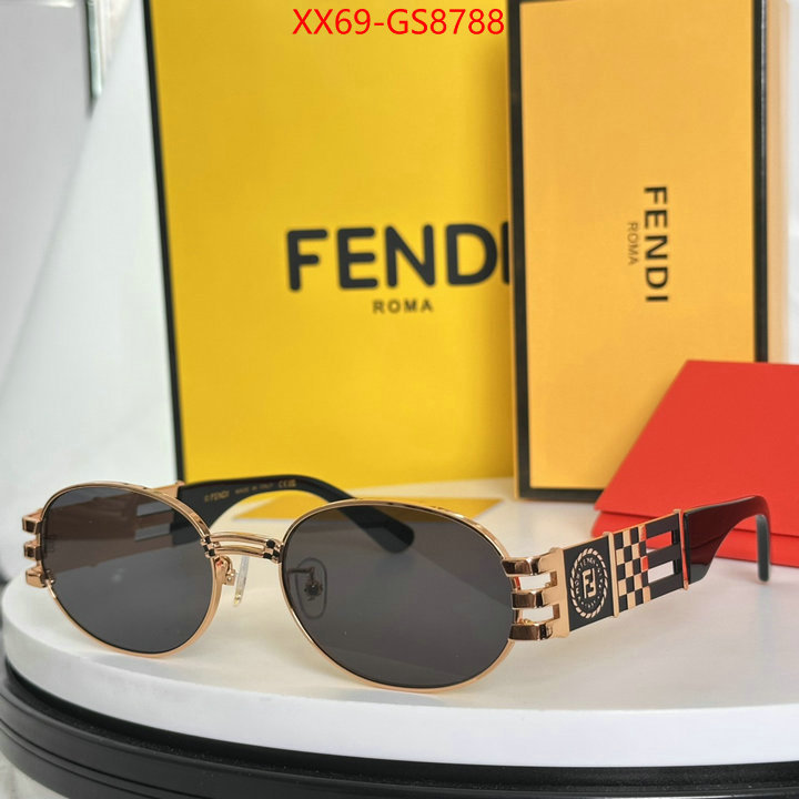 Glasses-Fendi what's the best to buy replica ID: GS8788 $: 69USD