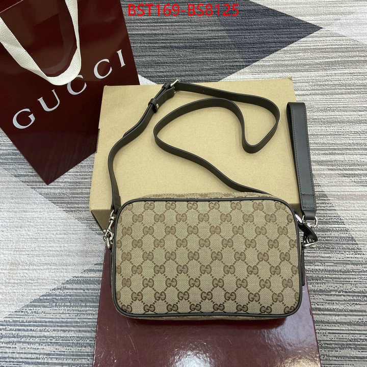 Gucci Bags(TOP)-Crossbody- designer ID: BS8125 $: 169USD,