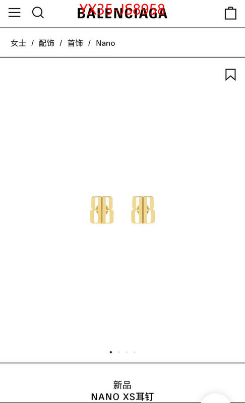Jewelry-Balenciaga aaaaa class replica ID: JS8958 $: 35USD