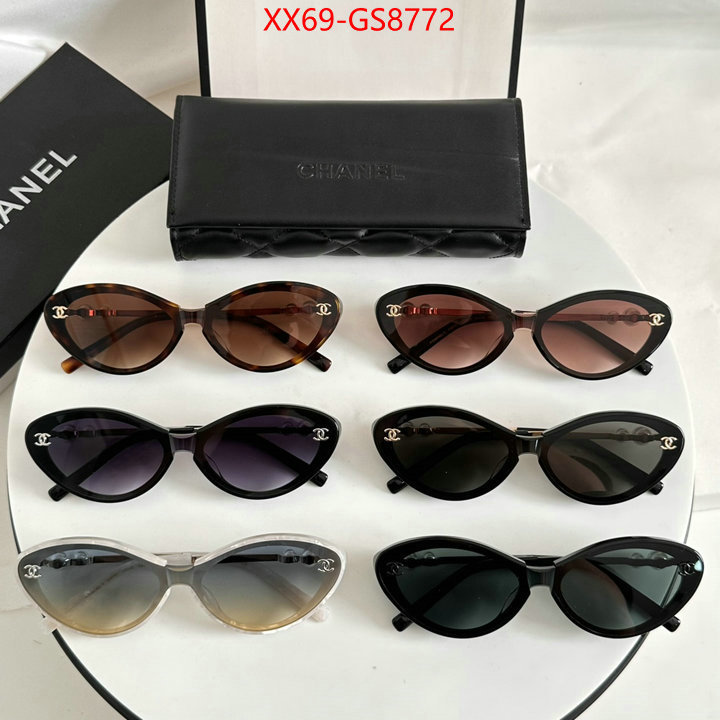 Glasses-Chanel best luxury replica ID: GS8772 $: 69USD